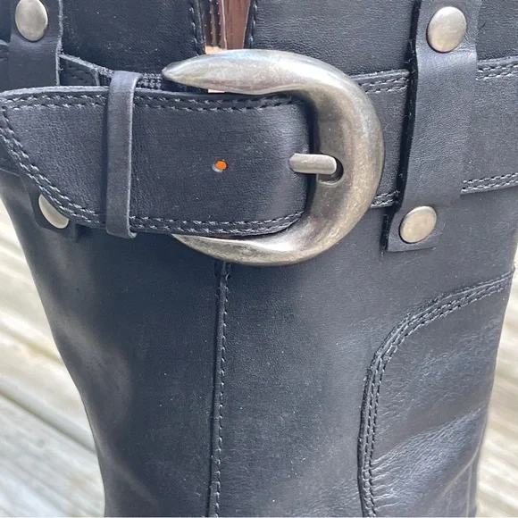 Kelly & Katie tall leather boots with silver buckle Size 8 - Picture 4 of 10